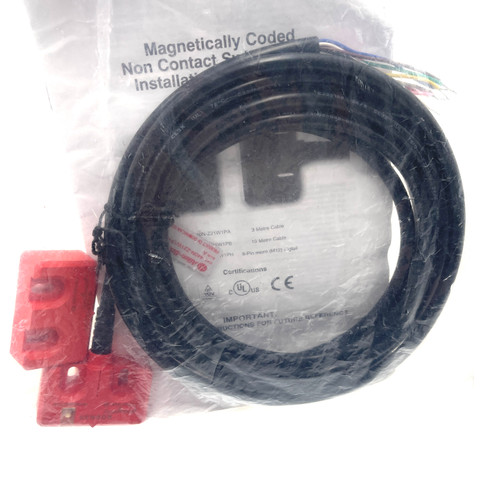 Magnetic Safety Switch 440N-Z21W1PA Allen-Bradley 2NC 1NO 3m#