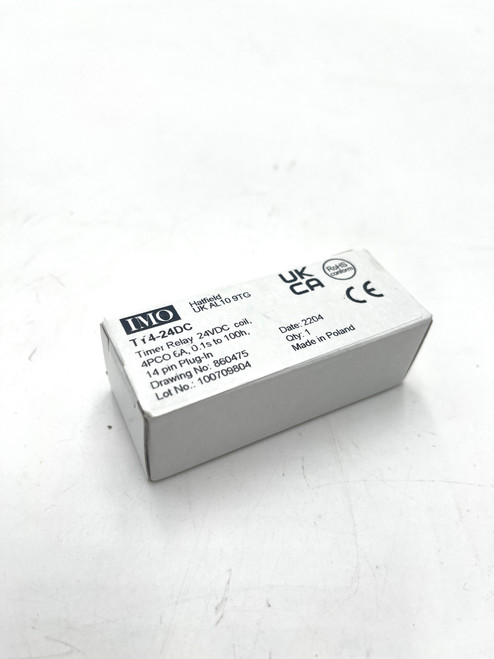 Miniature On-Delay Timer Relay TY4-24DC IMO 0.1s to 100h 24VDC