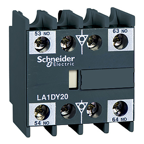 Auxiliary Contact Block LA1DY20 Schneider (2NO) Front
