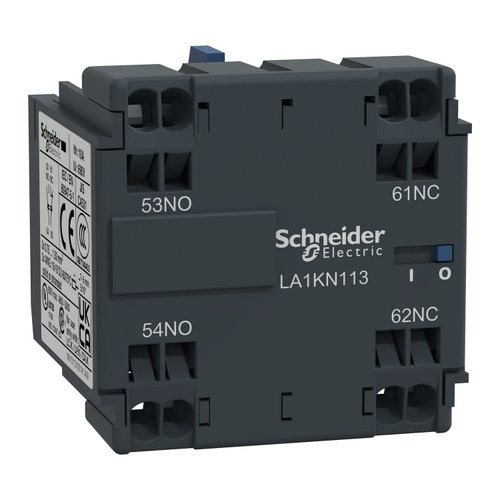 Auxiliary Contact Block LA1KN203 Schneider (2NO) Front
