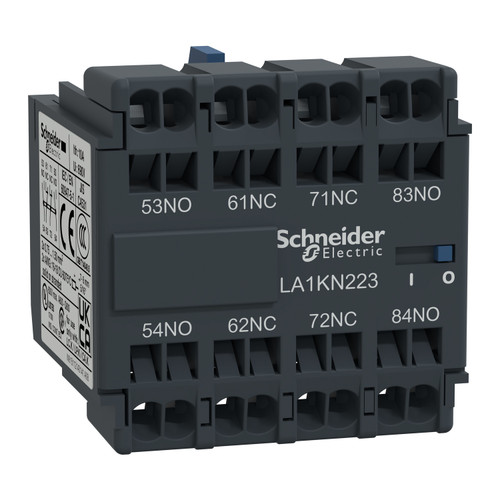 Auxiliary Contact Block LA1KN403 Schneider (4NO) Front