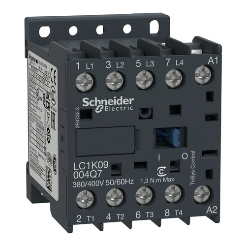 Contactor LC1K09004M7 Schneider 4P (4NO) 220VAC 9A