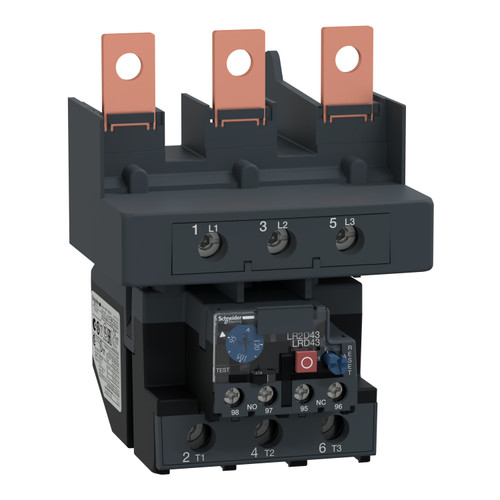 Thermal Overload Relay LRD4367 Schneider 3P 1NC + 1NO Aux 95-120A