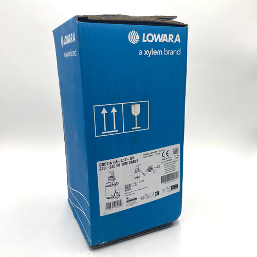 Submersible Water Pump DOC7/AHS-L17-UK Lowara 10m Cable 220-240VAC