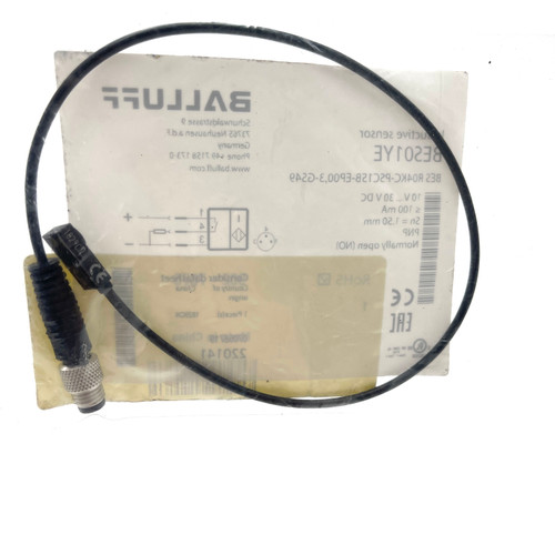 Inductive Proximity Sensor BES01YE Balluff sn=1.5mm PNP NO 100mA 10-30VDC