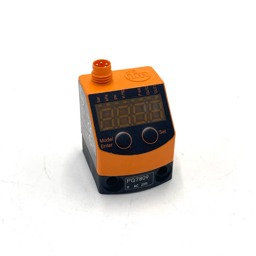 Pressure Sensor PQ7809 IFM -1-1bar IP65 18-32VDC