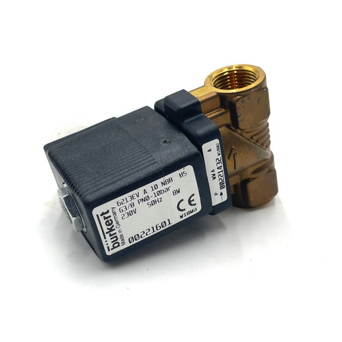 Solenoid Valve 6213EV A 10 NBR M5 Burkert G3/8 DN10 010bar 230VAC