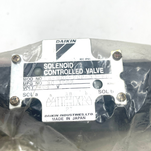 Solenoid Operated Directional Valve LS-G02-2CP-30-EN Daikin NG6 24V