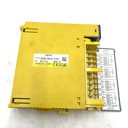 Relay Output Module A03B-0819-C161 Fanuc 16 Point 2A 250V AC 30V DC *Used*
