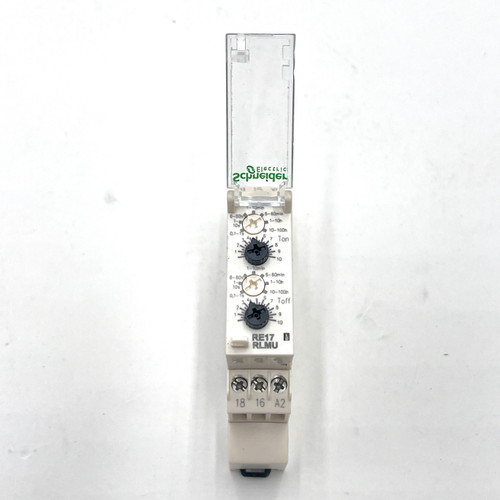 Timer Relay RE17RLMU Schneider 8A, 1CO, 1s-100h, 24-240VAC
