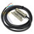 Mechan Controls - MS6-SS-10-AC-03M, Magnetic Safety Switch and Actuator, 1NO, 230VAC, Stainless Steel 316, 3m pre-wired Cable