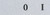 B PUSH BUTTON PLATE (0-I)