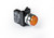 CM EXTENDED PUSH BUTTON 1NO YELLOW WITH NUT
