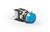 D SERIES 16MM ROUND LED 24V BLUE SIGNAL LAMP