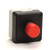 P SERIES BLACK GREY PL.SNG BOX 1NC WTH EMER STOP 30MM