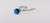 SIGNAL LAMP 10MM  220V BLUE 12.5 CM  CABLE