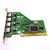 4 Port USB PCI Card F5U006X-UNV Belkin Ver 1.1 F5U006UNV *New*