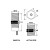 Mechan Controls MS3-20-DC-03M MAGNASAFE SAFETY SWITCH