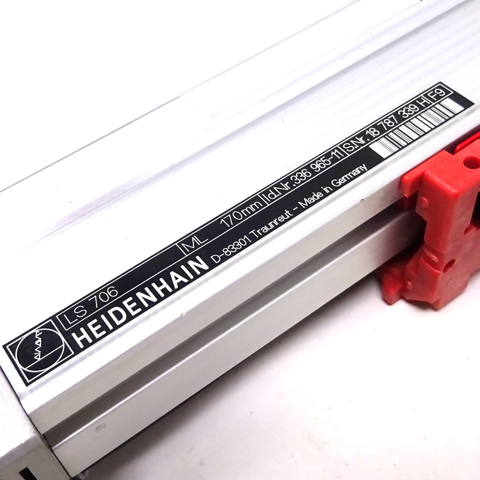 Linear Encoder 336965-11 Heidenhain 170mm 5.0 85 0 B 52S12 F9 LS 706 ...