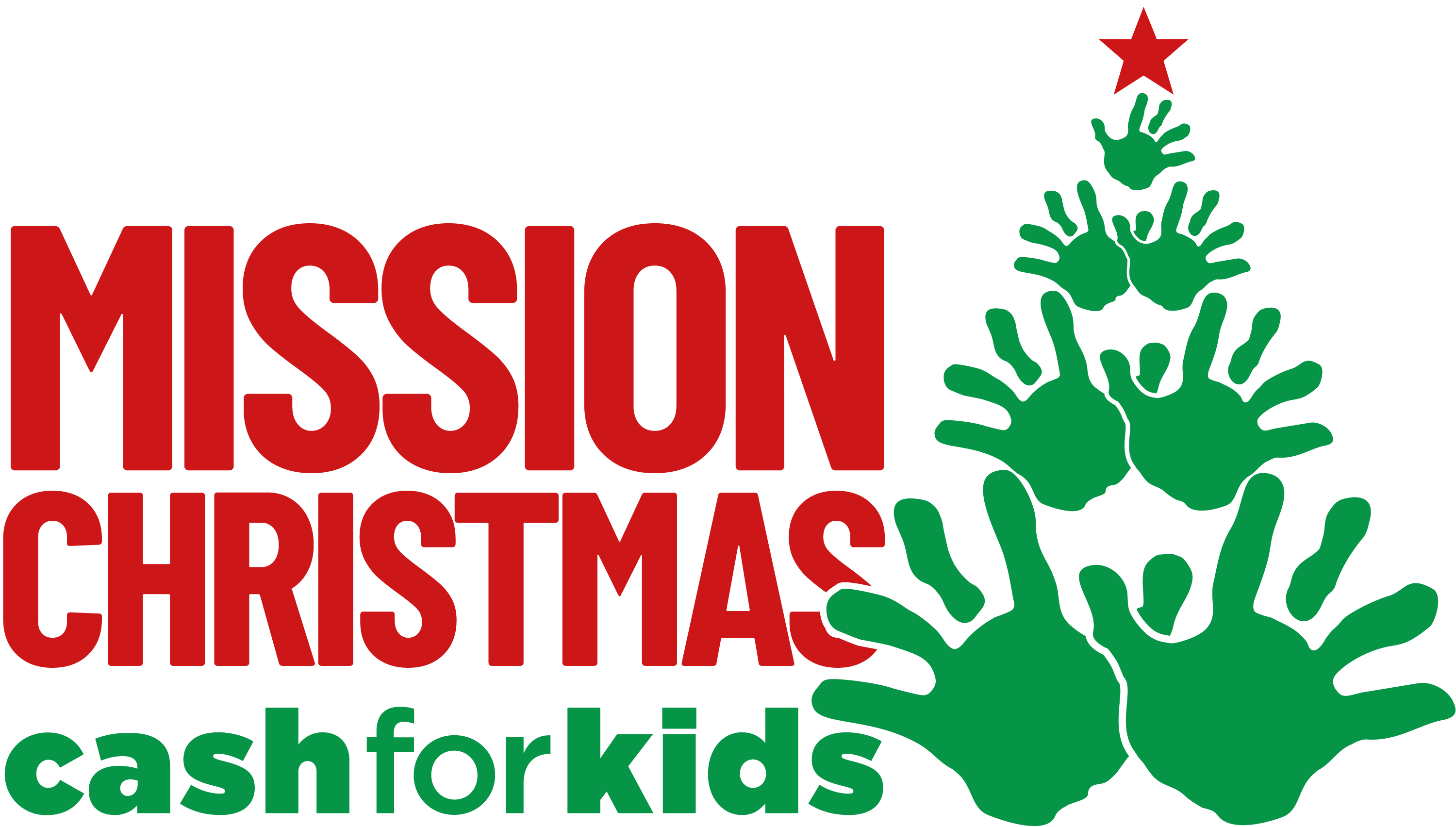 Cash for kids logo with Mission Christmas Title