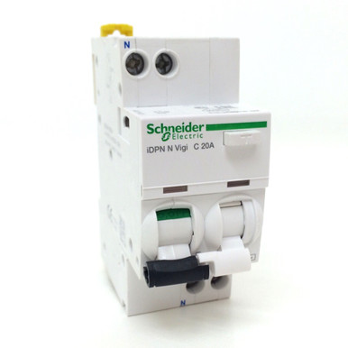 Disjoncteur différentiel Phase + Neutre - type AC - 30mA - 20A - 2 modules - particulier