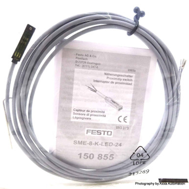 FESTO SME-8-K-LED-24 Proximity Switch 150855 ，New 