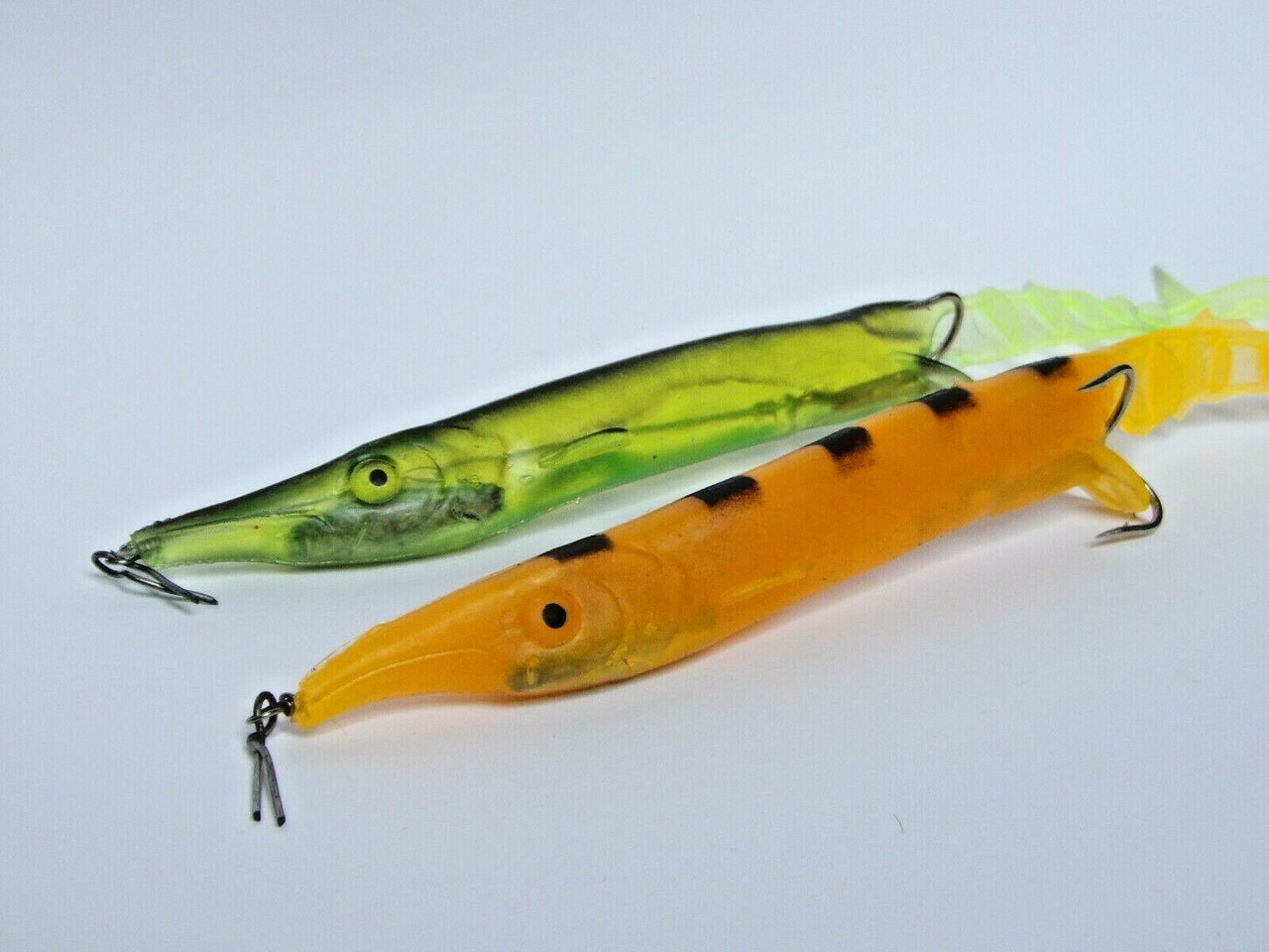 2X Saltwater Sandeel Curly Tail Lures - Fishing in Tackle