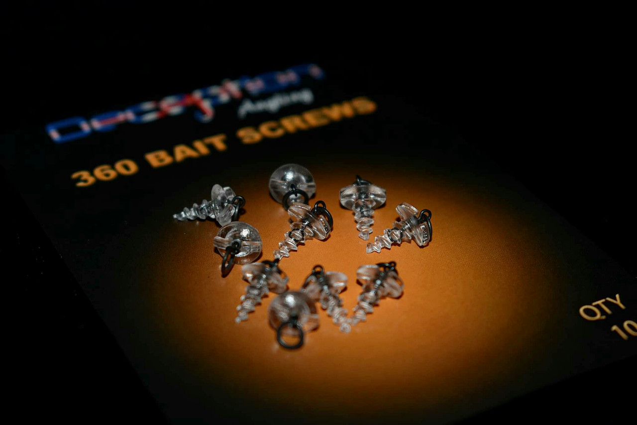 Deception Angling 360 Plastic Bait Screws (with micro ring swivel insert)