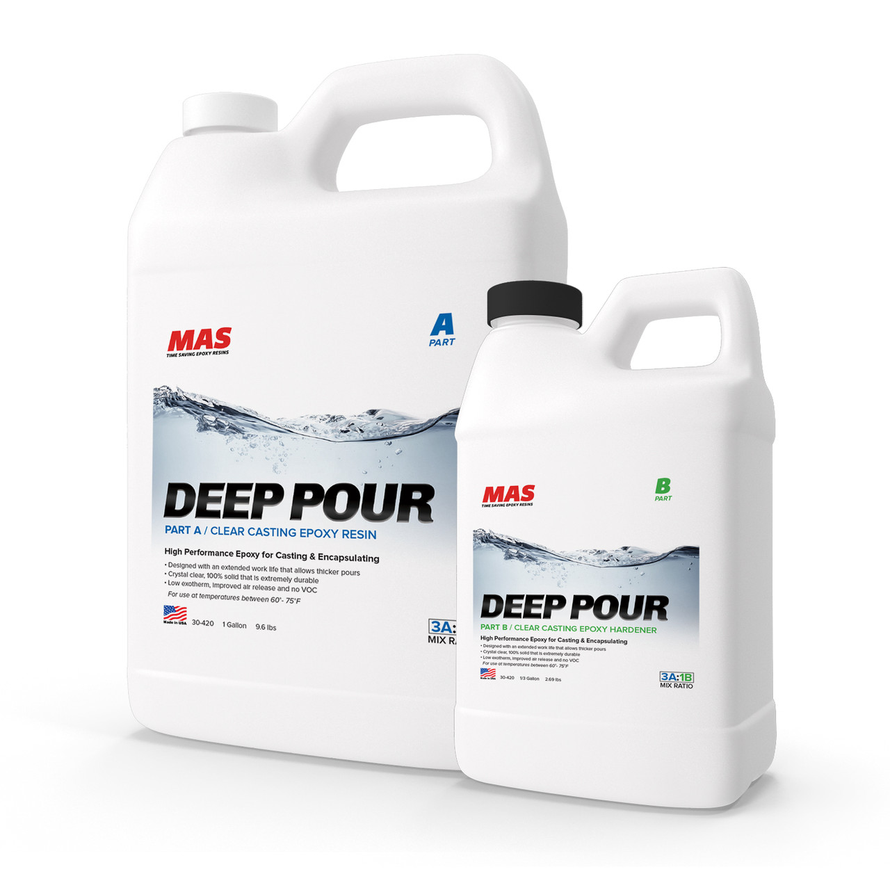 MAS Deep Pour Epoxy, 1.3 Quart Kit by Rockler