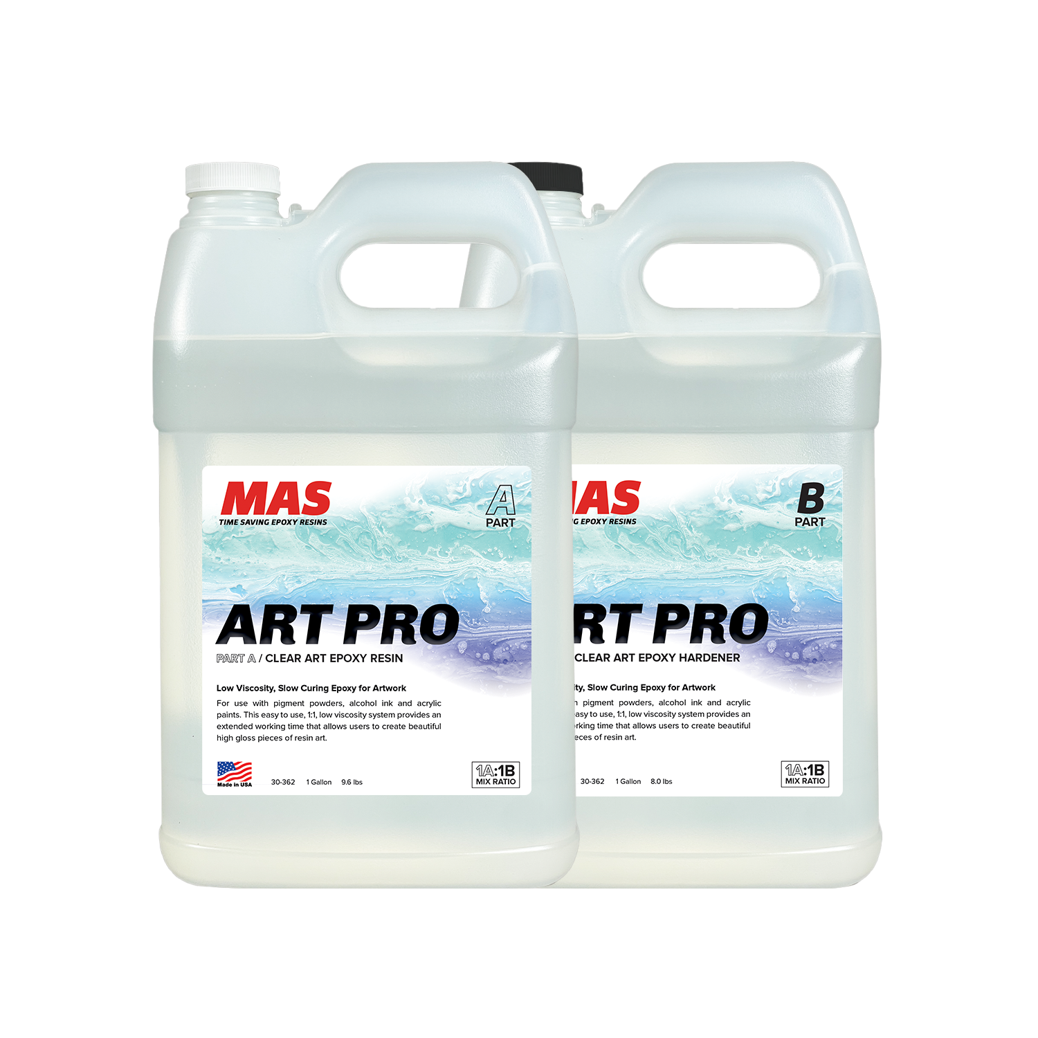 Standard Epoxy Resin 2 Gallon Kit