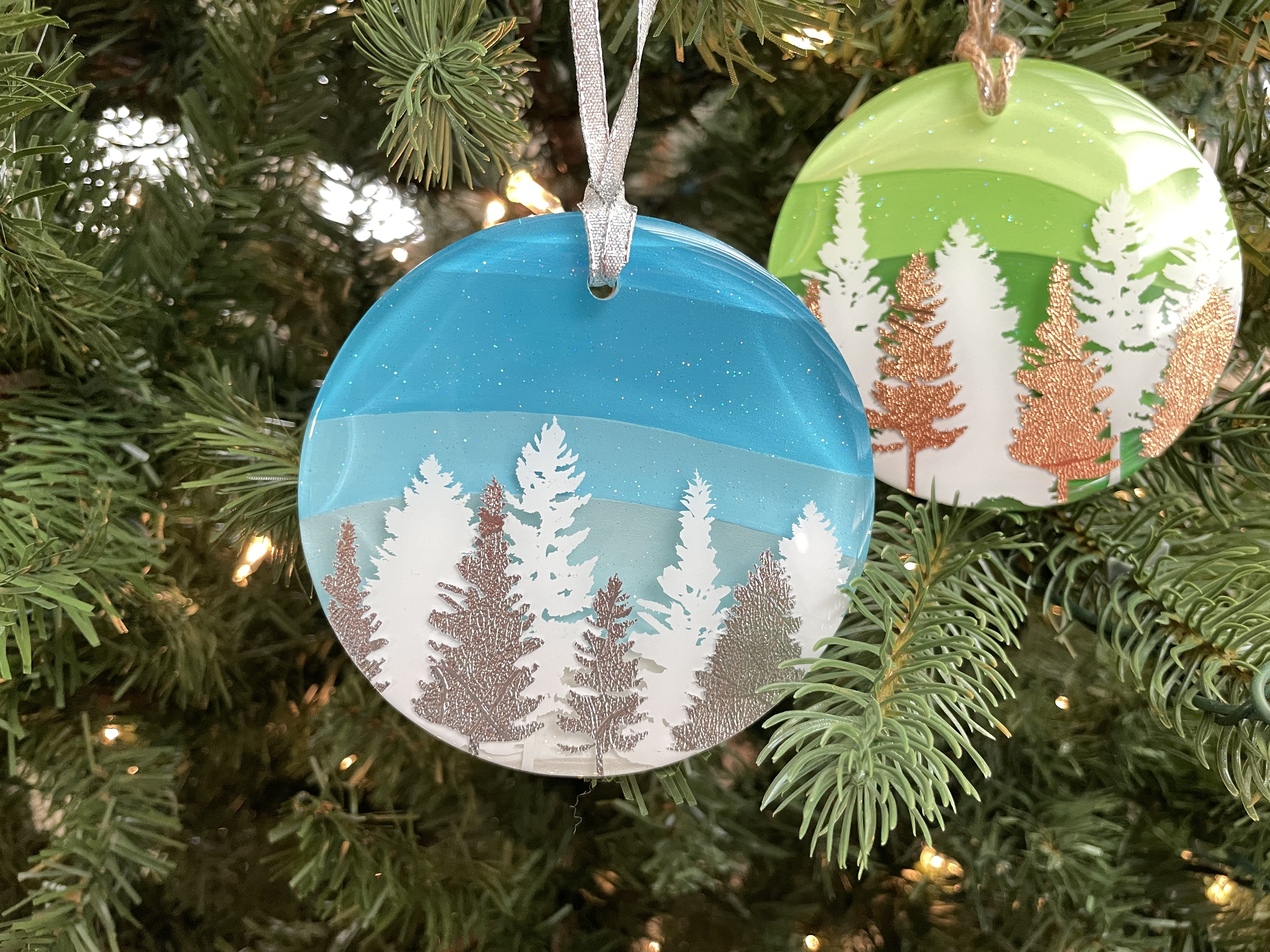 3D Resin Holiday Ornaments