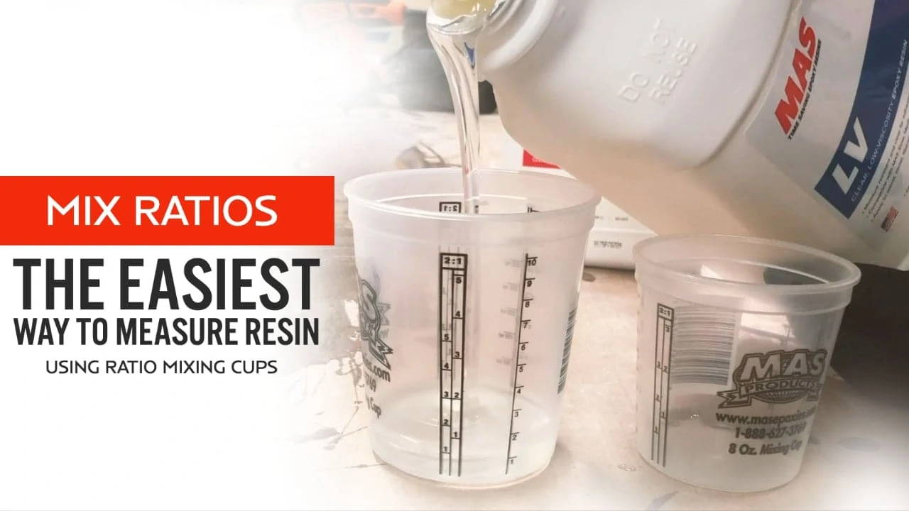 Calibrated Cups for Measuring and Mixing Epoxy by Volume - GlassCast