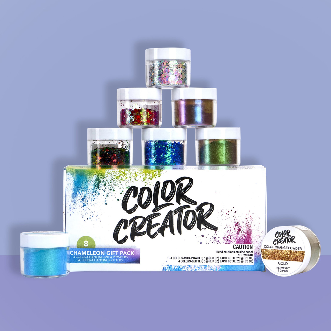 Color Creator Premier Gift Pack 20 Mica Powders Alcohol Inks