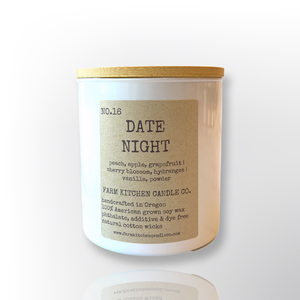 Date Night Soy Candle | White Tumbler | 8 oz