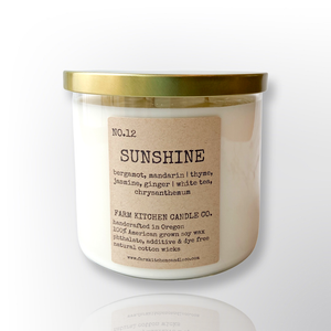 Sunshine Soy Candle | Triple Wick | 17 oz Sunshine Soy Candle | Triple Wick | 17 oz