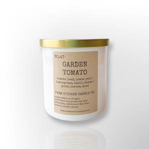 Garden Tomato Soy Candle | White Tumbler | 8.5 oz Garden Tomato Soy Candle | White Tumbler | 8.5 oz