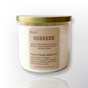 Weekend Soy Candle | Triple Wick | 17 oz
