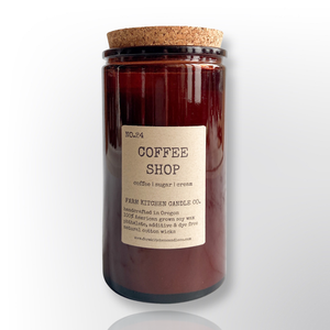 Coffee Shop Soy Candle | Amber Apothecary | 14.5 oz