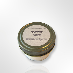 Coffee Shop Soy Candle | Mini Jar | 3 oz