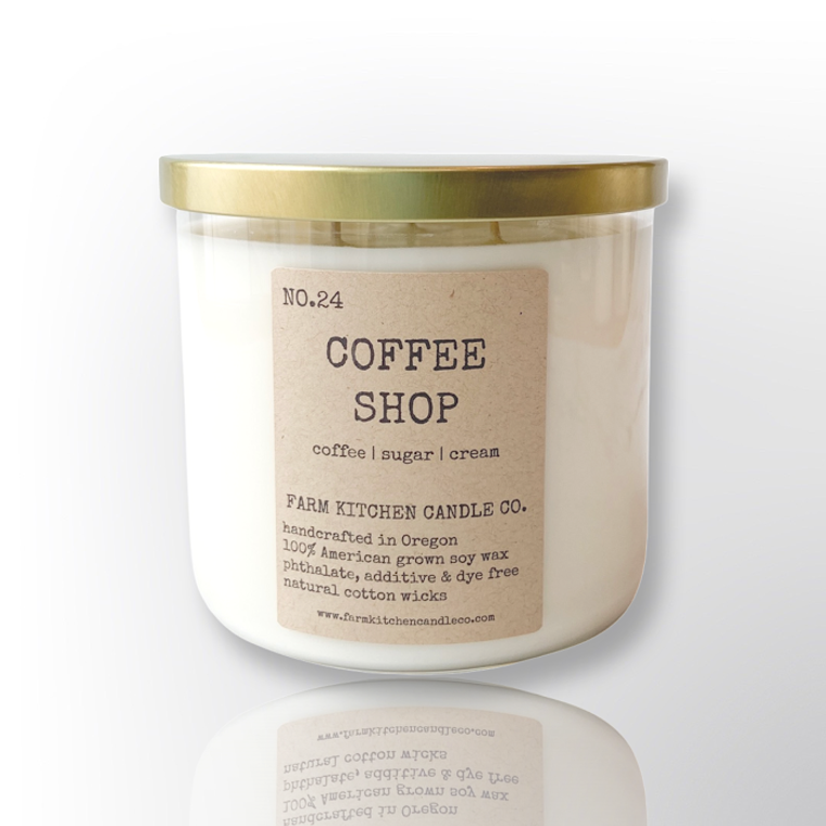 Coffee Shop soy candle- triple wick