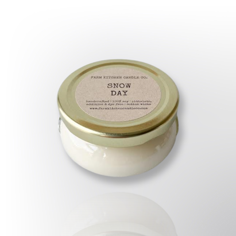 Snow Day Soy Candle | Mini Tureen | 3 oz