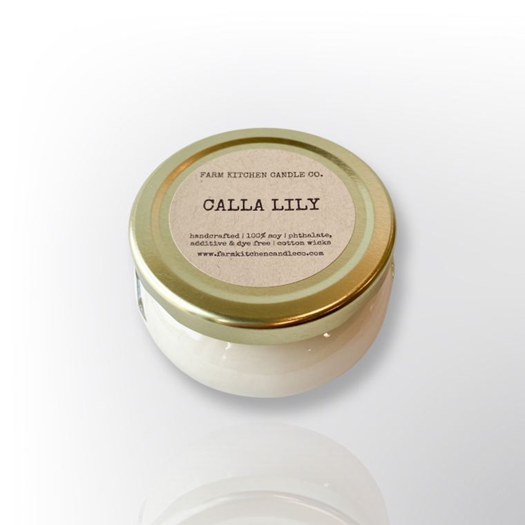 Calla Lily Soy Candle | Mini Tureen | 3 oz