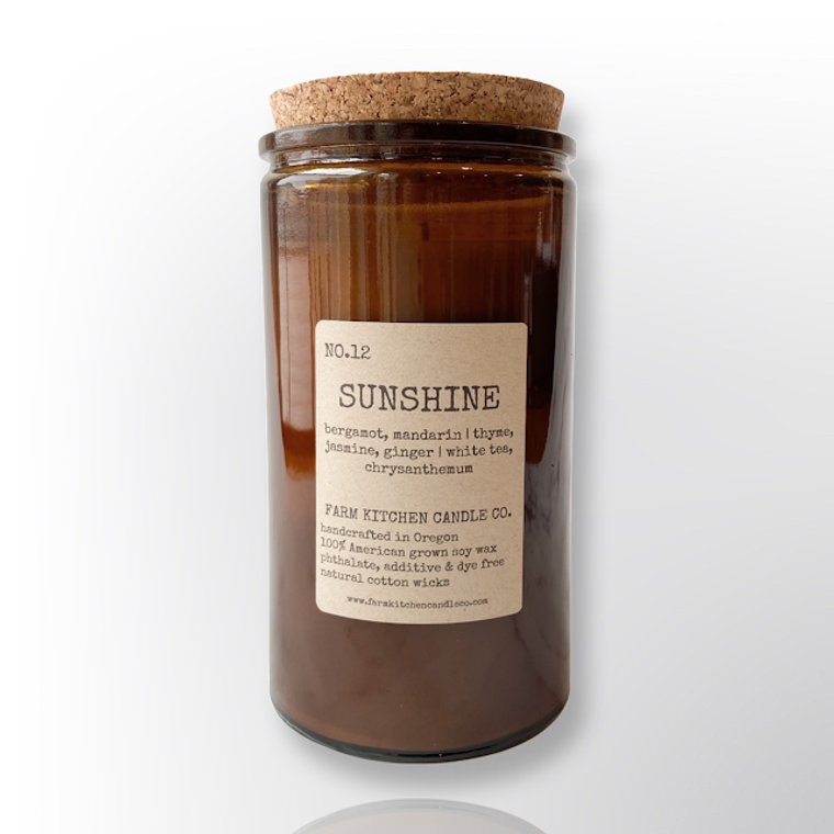 Sunshine Soy Candle | Amber Apothecary | 14.5 oz.