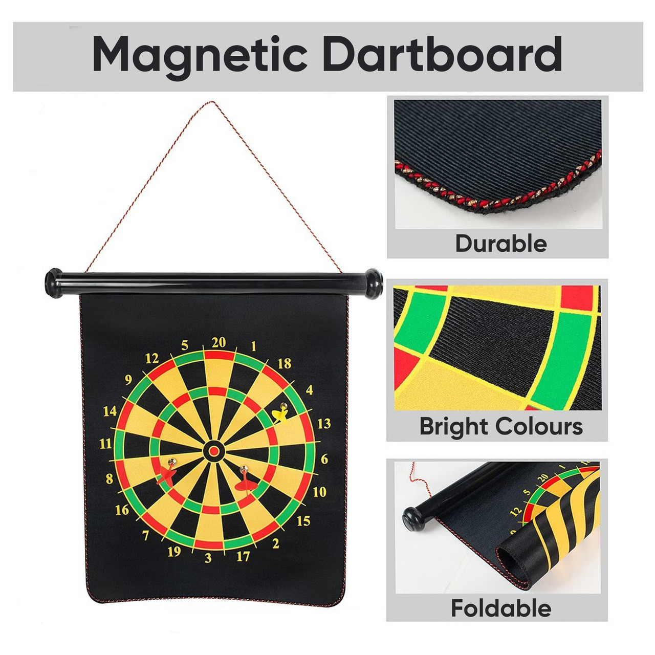 Buy wholesale Scratch Active Play: MAGNETIC DARTS Astronaut 36x55cm, double  sided printed, in tube, 5+