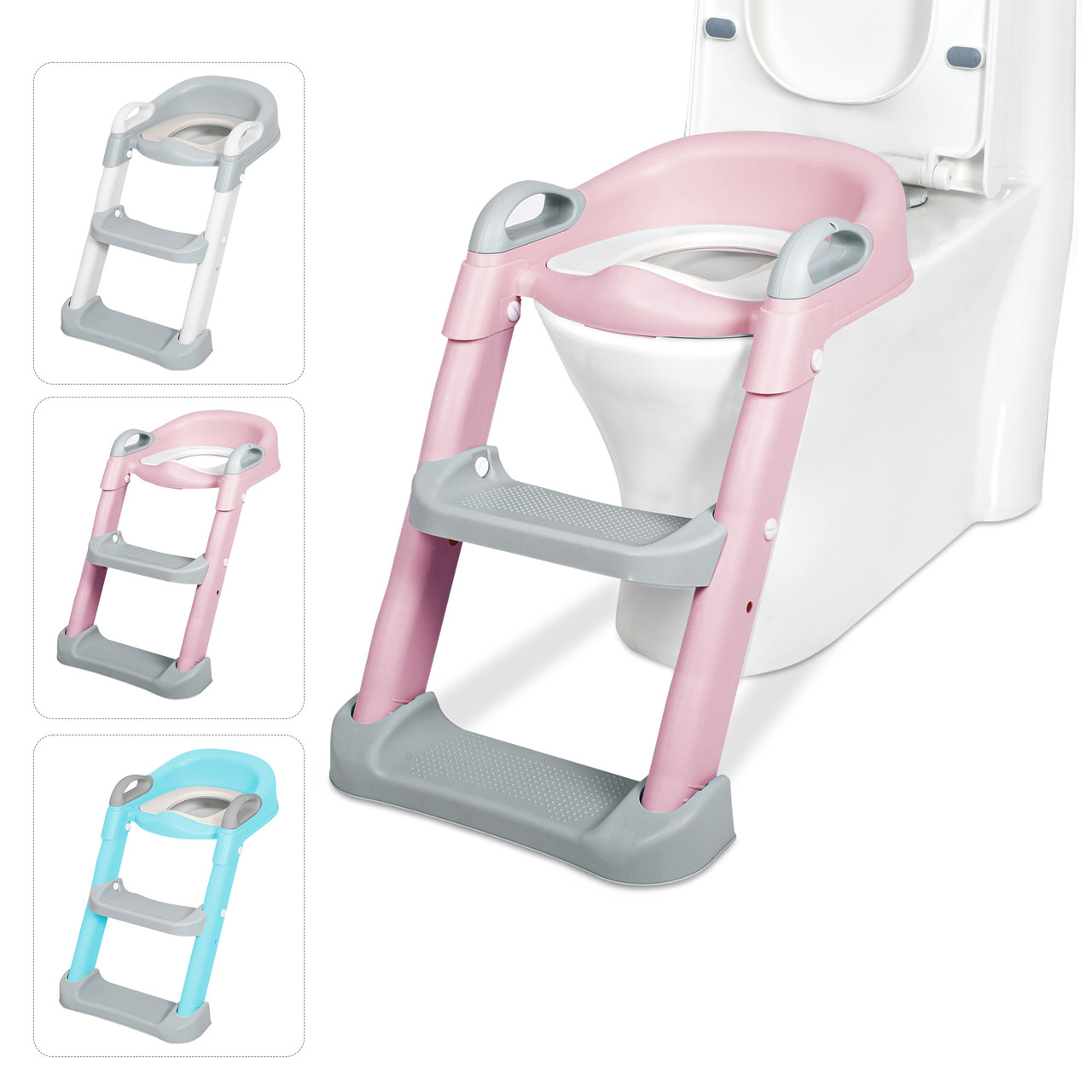 Potty Toilet Seat Children  Ladder Toilet Seat Cover Kids