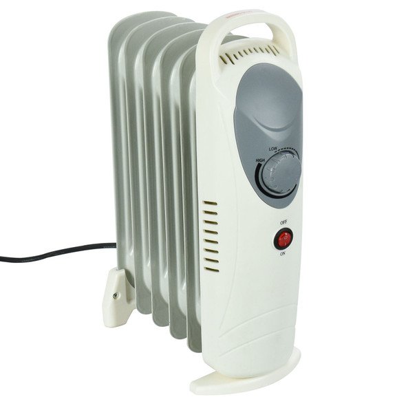 Oil Filled 800W Portable Radiator with Thermostat and Temperature Control