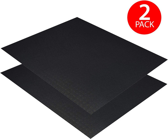 2 x BBQ Grill Mat Non-Stick Oven Liners Barbecue Baking Sheet Baking Tray