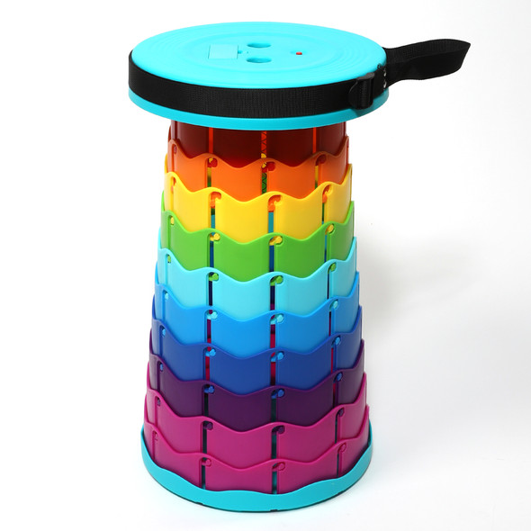 LED Collapsible Stool Lightweight Portable Compact Stool For Indoor Outdoor Use
