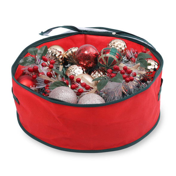 Christmas Wreath Storage Bag With Sturdy Carry Handles Waterproof Storage Case