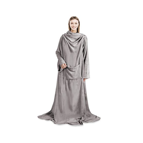 Comfy Wearable Blanket For Adults Ultra Soft Plush Fleece Snuggle Blanket